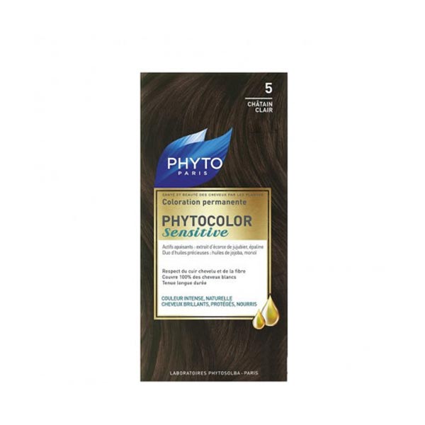 Sensitive Ligth Brown No. 5 کیت رنگ مو شماره 5 فیتو | فندقی روشن | ۴۰ میل - Image 1